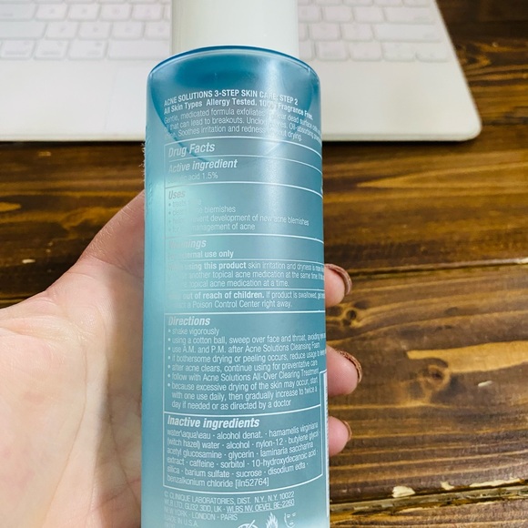 Clinique NEW Acne Solutions Clarifying Lotion Liquid Exfoliator w/Salicylic Acid - Picture 6 of 7